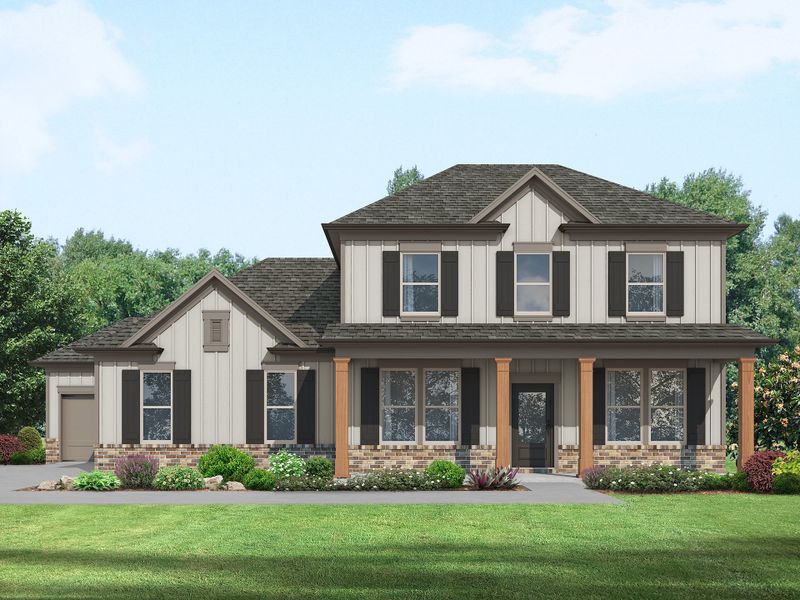 Representative exterior photo of a completed home built from the The Lakehurst by My Home Communities in Cotton Creek, Good Hope, GA (Image 6). Representative exterior photo of a completed home built from the The Lakehurst by My Home Communities in Cotton Creek, Good Hope, GA (Image 6).