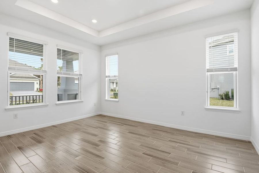 Representative unfurnished interior of a home built from the Barbados by Taylor Morrison in Ardisia Park, New Smyrna Beach (Image 19).