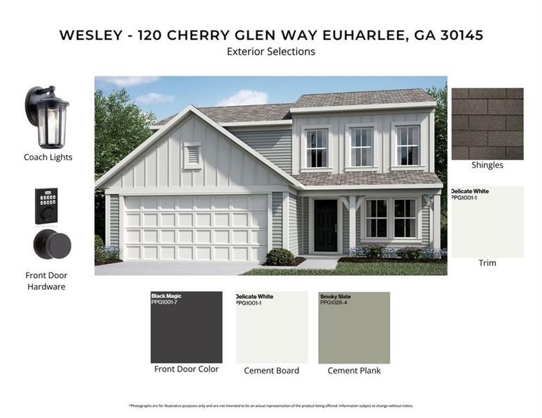Sample of building materials used in homes in Cherry Glen, Euharlee (Image 3).