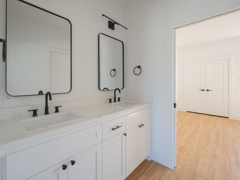 Furnished interior view inside a new home in , Dallas (Image 11). Furnished interior view inside a new home in , Dallas (Image 11).