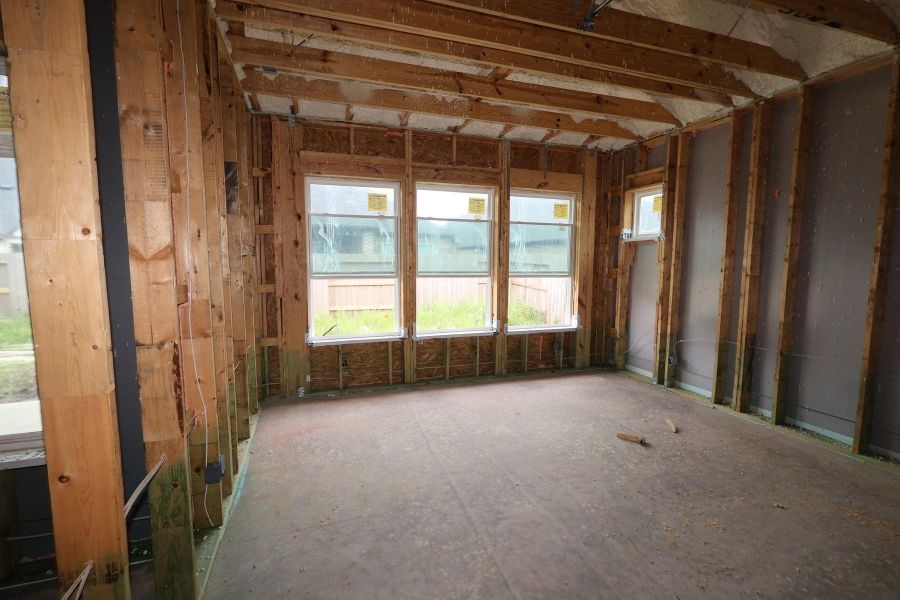 In-progress construction of a new home in Brookewater - Ascent Collection, Rosenberg, TX (Image 9).