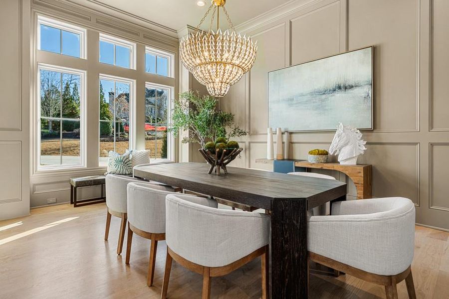 Furnished interior view inside a new home in , Milton (Image 9).