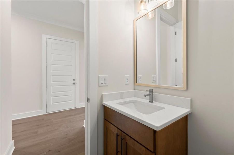 Furnished interior view inside a new home in The Gathering – Alpharetta, Alpharetta (Image 11).