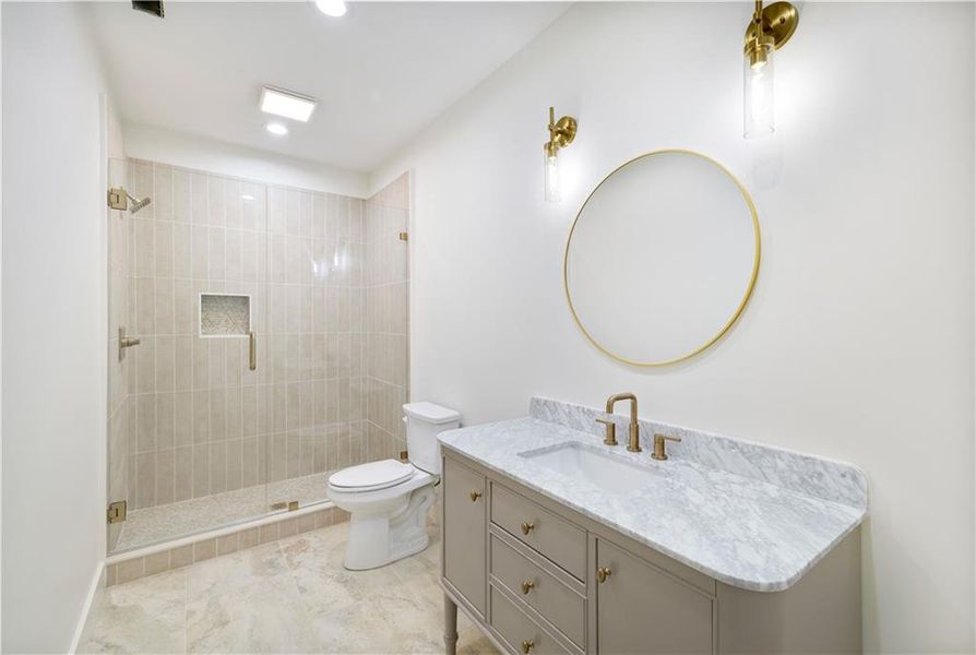 Furnished interior view inside a new home in , Cherry Log (Image 9).