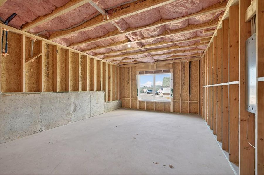 In-progress construction of a new home in Hemingway, Flowery Branch, GA (Image 35).