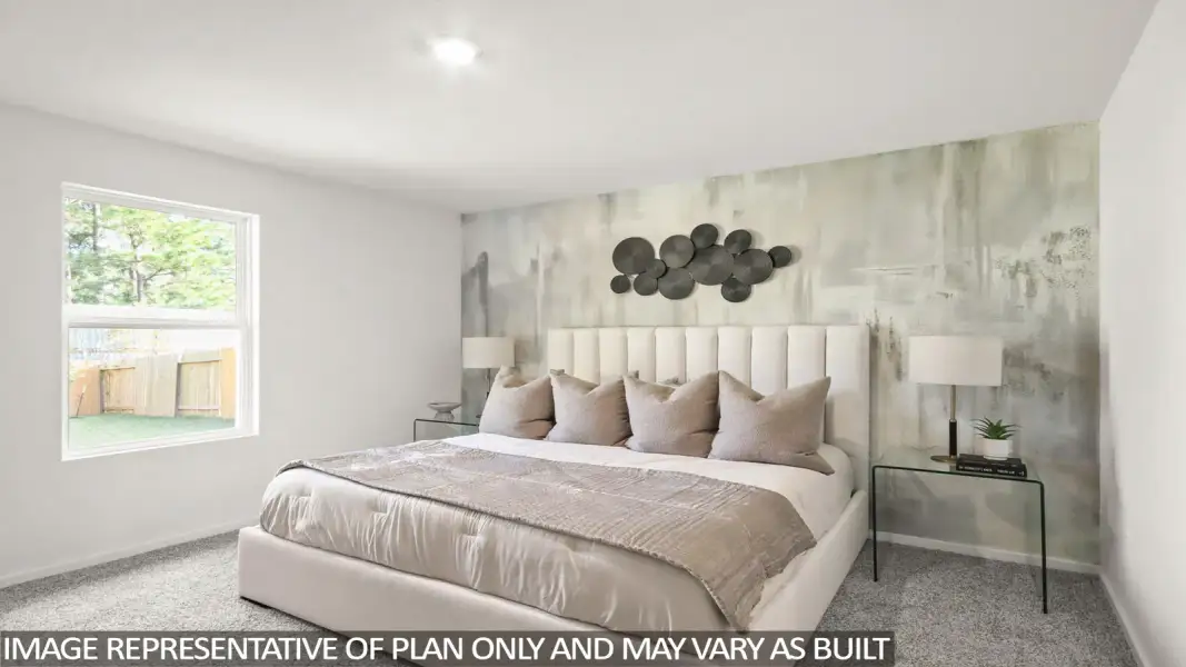 Furnished interior view inside a new home in Silverthorne, Conroe (Image 13).