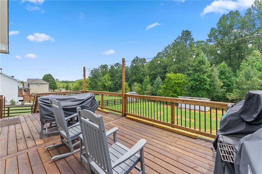 Exterior details and patio area of a home in , Dawsonville (Image 34).