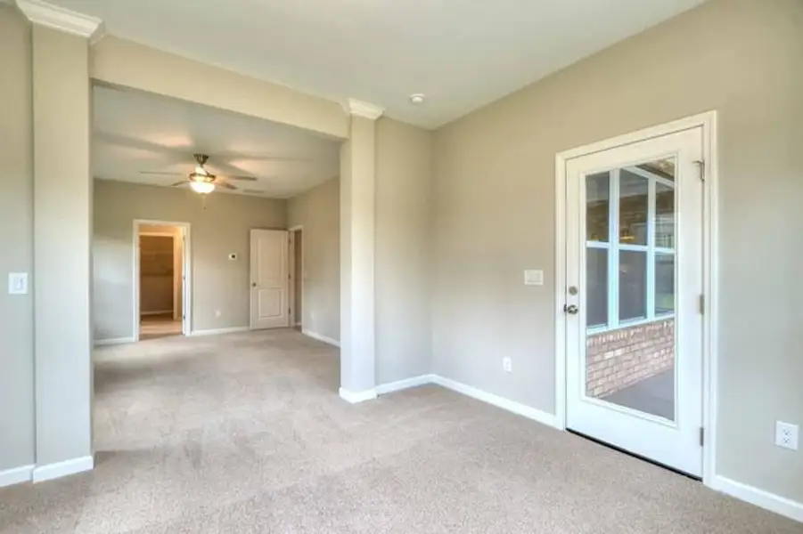 Representative unfurnished interior of a home built from the Sinclair by True Homes in Enclave at Wild Rose, Rock Hill (Image 15). Representative unfurnished interior of a home built from the Sinclair by True Homes in Enclave at Wild Rose, Rock Hill (Image 15).