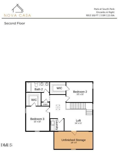 2nd Floor Floorplan