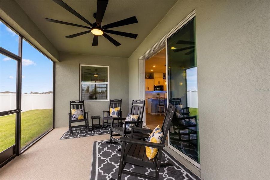 Exterior details and patio area of a home in Harmony West, Harmony (Image 31). Exterior details and patio area of a home in Harmony West, Harmony (Image 31).