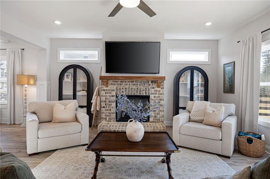 Furnished interior view inside a new home in NorthFarm at NatureWalk, Dallas (Image 35).