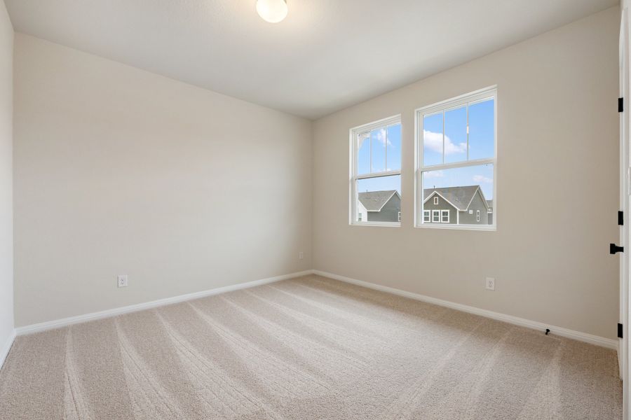 Representative unfurnished interior of a home built from the Robin by Ashton Woods in The Cottages at Lariat, Liberty Hill (Image 46). Representative unfurnished interior of a home built from the Robin by Ashton Woods in The Cottages at Lariat, Liberty Hill (Image 46).
