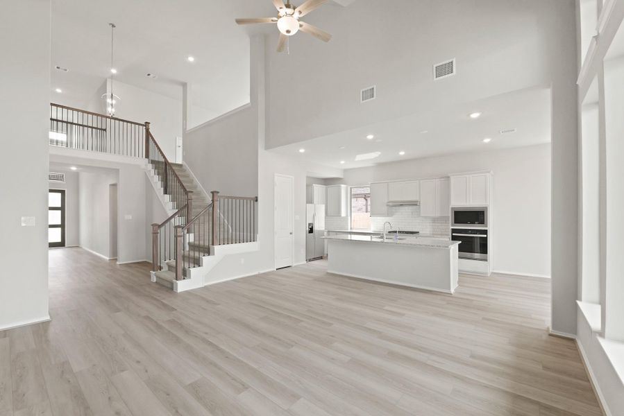 Spacious, unfurnished interior of a new home in The Trails, New Caney (Image 38). Spacious, unfurnished interior of a new home in The Trails, New Caney (Image 38).