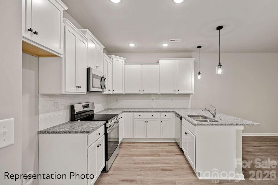 Furnished interior view inside a new home in , Shelby (Image 6). Furnished interior view inside a new home in , Shelby (Image 6).