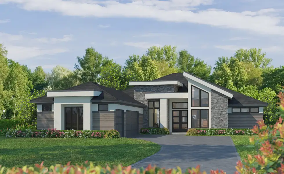 Representative exterior photo of a completed home built from the Egret V by ICI Homes in Wellen Park, Venice, FL (Image 5). Representative exterior photo of a completed home built from the Egret V by ICI Homes in Wellen Park, Venice, FL (Image 5).