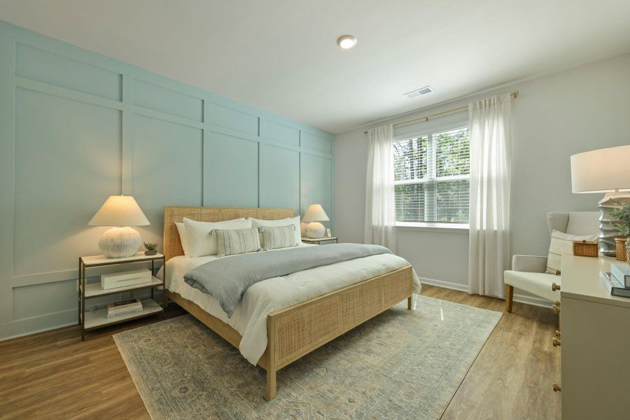 Furnished interior view inside a new home in Pineview North, Summerville (Image 8).