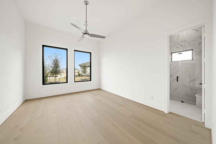 Spacious, unfurnished interior of a new home in Bridgeland, Cypress (Image 27).