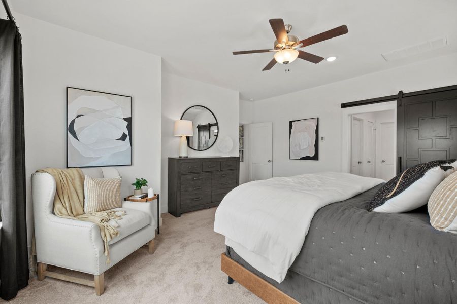 Furnished interior view inside a new home in Elyson, Katy (Image 14).