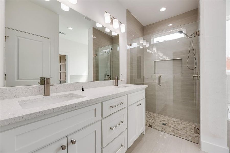 Furnished interior view inside a new home in , Dallas (Image 5).