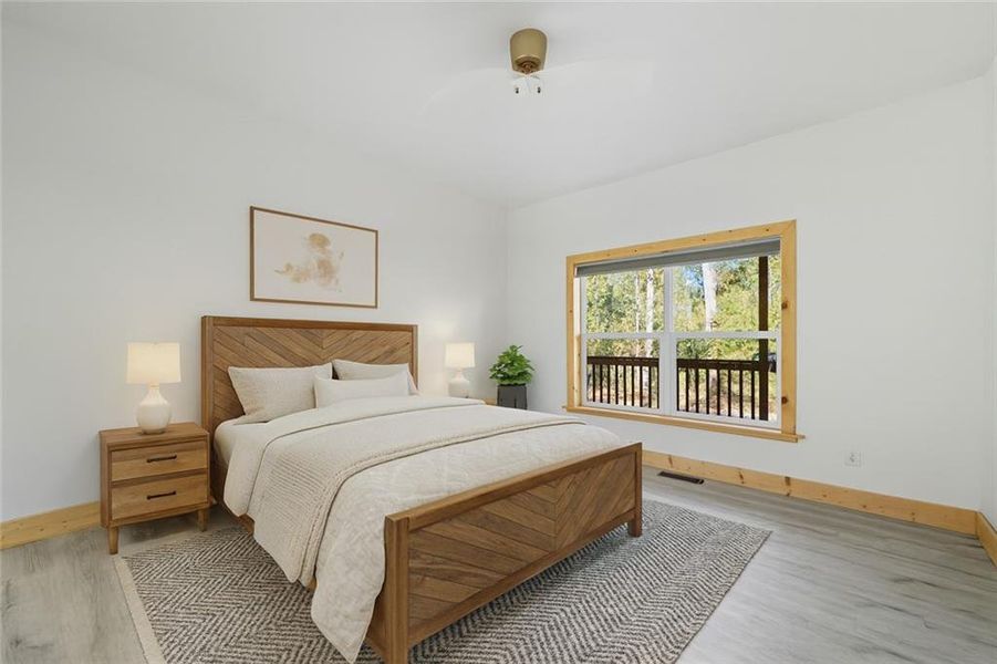 Furnished interior view inside a new home in , Talking Rock (Image 9).