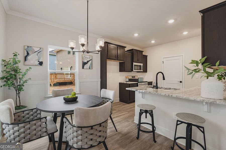 Furnished interior view inside a new home in Canterbury Villas, Carrollton (Image 5).