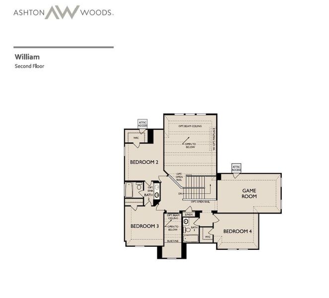2D floor plan layout of this home in The Estates at La Cima, San Marcos, TX (Image 3). 2D floor plan layout of this home in The Estates at La Cima, San Marcos, TX (Image 3).