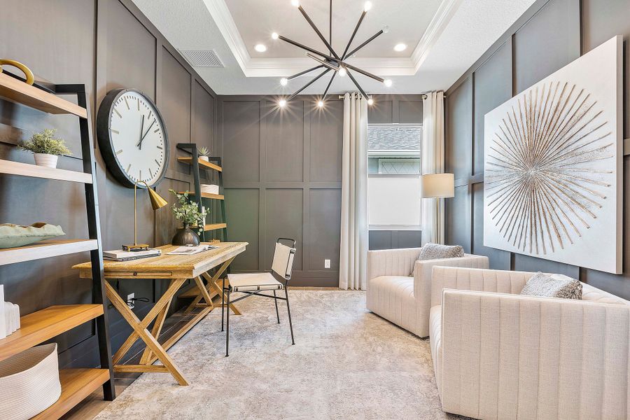 Representative furnished interior of a home built from the Charlotte by William Ryan Homes in The Sanctuary – Royal Collection, Punta Gorda (Image 52). Representative furnished interior of a home built from the Charlotte by William Ryan Homes in The Sanctuary – Royal Collection, Punta Gorda (Image 52).