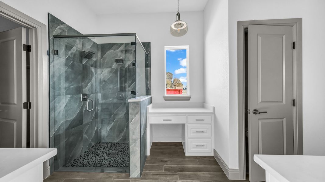 Representative furnished interior of a home built from the Jarrett 2 by Zeal Home Builders in Sunrise Point, Weatherford (Image 12).