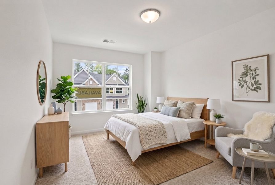 Furnished interior view inside a new home in East Main Townes, Spartanburg (Image 12).