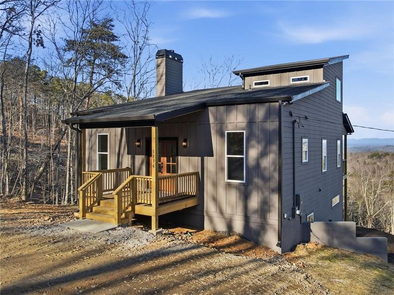Exterior details and patio area of a home in , Ranger (Image 26).