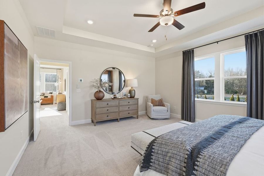 Representative furnished interior of a home built from the Essex by Taylor Morrison in Dreycott, Lawrenceville (Image 39).
