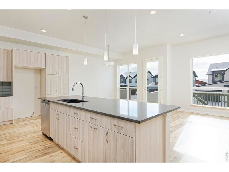 Furnished interior view inside a new home in West Grange, Longmont (Image 7).