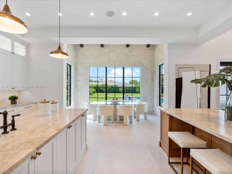 Furnished interior view inside a new home in , Miami (Image 35).