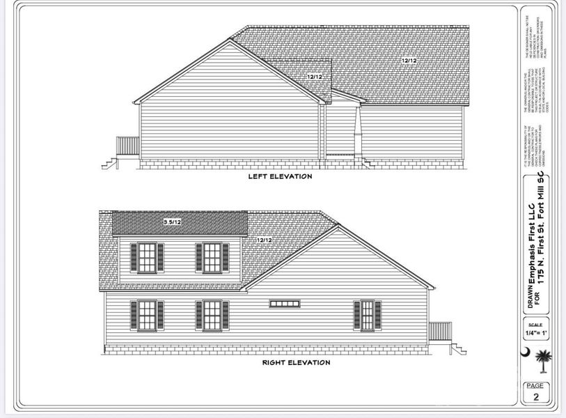 Exterior rendering of this home design in , Fort Mill, SC (Image 1). Exterior rendering of this home design in , Fort Mill, SC (Image 1).