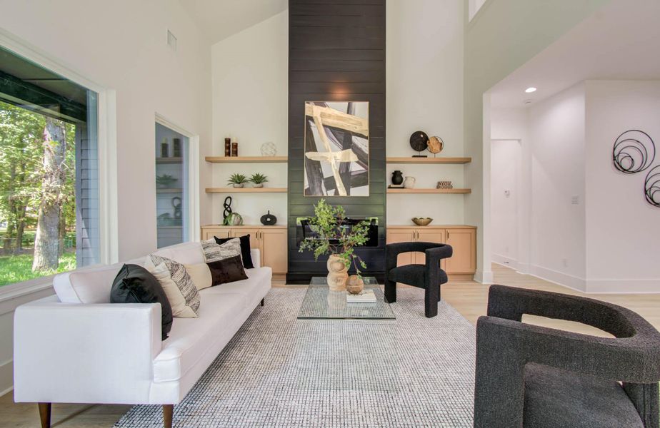 Furnished interior view inside a new home in , Huntsville (Image 9). Furnished interior view inside a new home in , Huntsville (Image 9).