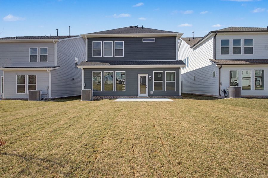 Exterior details and patio area of a home in Nexus – Park Collection, Gallatin (Image 4).