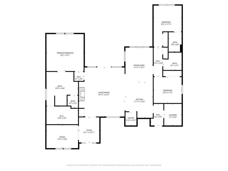 2D floor plan layout of this home in , Clarkesville, GA (Image 5).