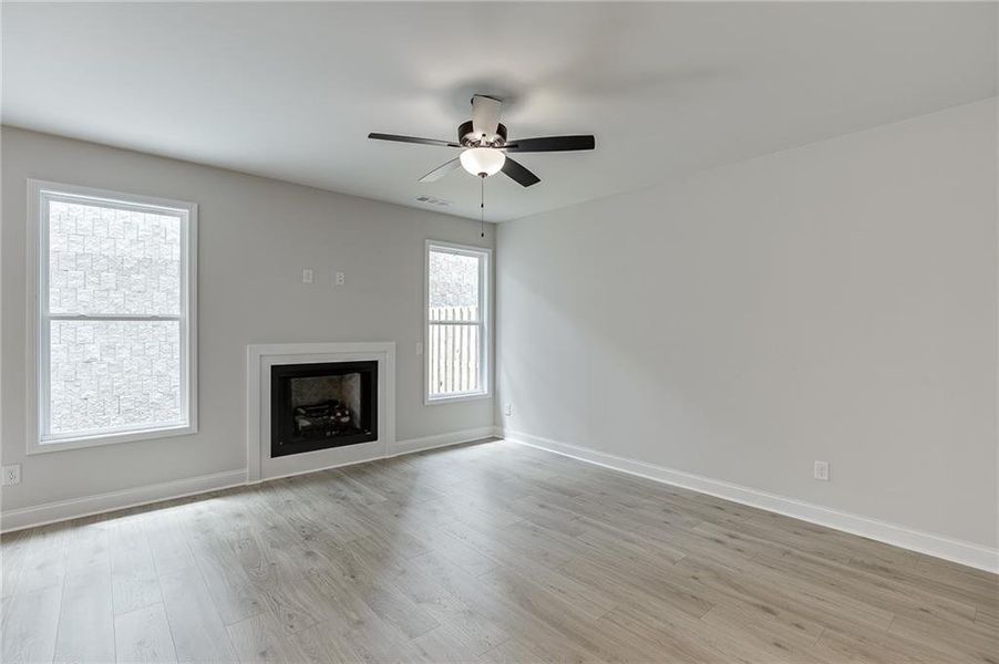 Spacious, unfurnished interior of a new home in , Sugar Hill (Image 32).