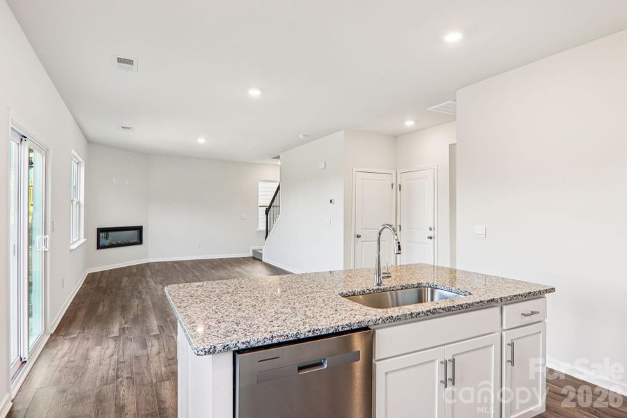 Furnished interior view inside a new home in Rydele Heights, Asheville (Image 9).