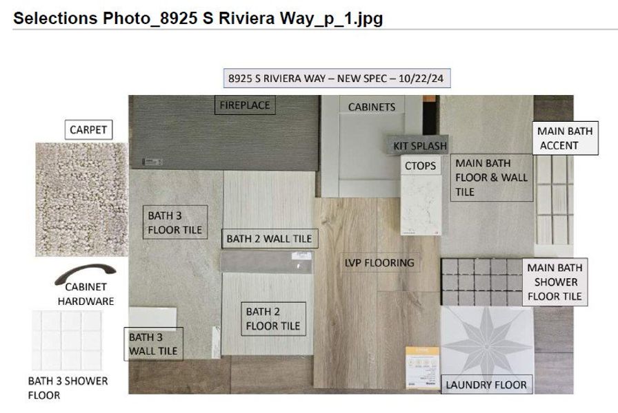 Representative photo of design selections for 8925 S Riviera Way