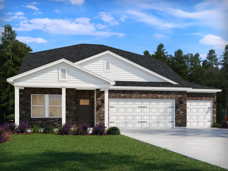 Representative exterior photo of a completed home built from the Manchester by Meritage Homes in Briarcreek - Bronze Series, Cane Ridge, TN (Image 10).