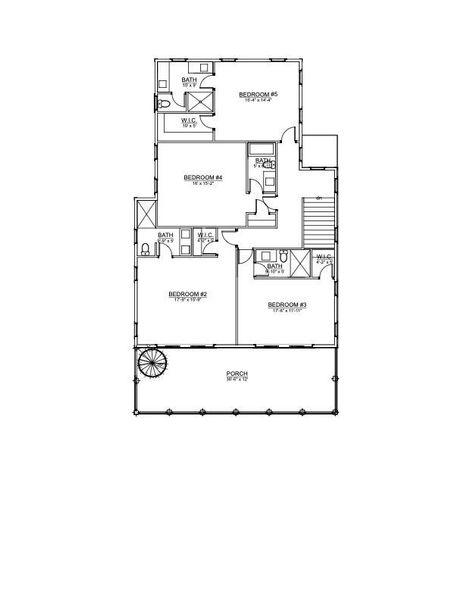 2D floor plan layout of this home in , Isle Of Palms, SC (Image 4).