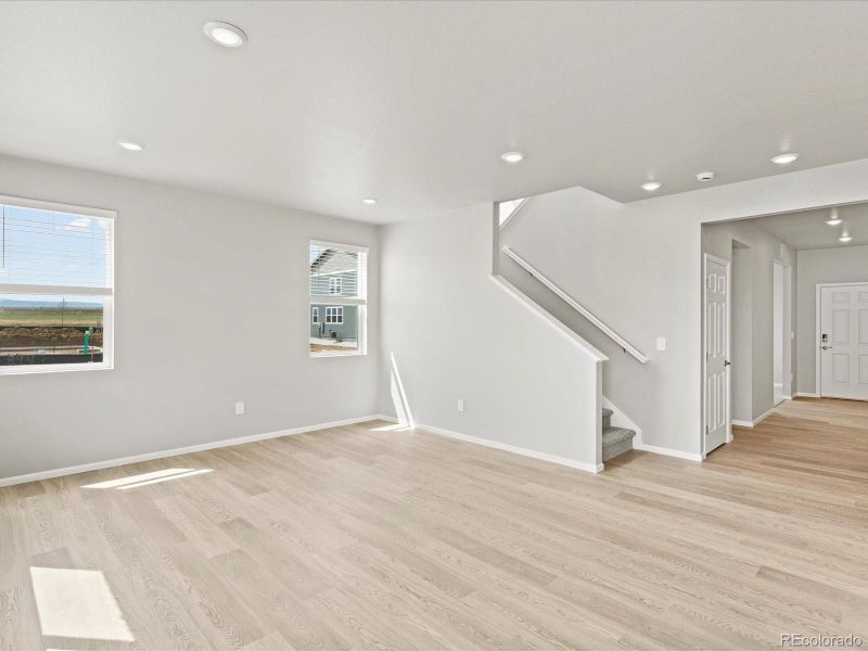Spacious, unfurnished interior of a new home in Revere at Johnstown, Johnstown (Image 33). Spacious, unfurnished interior of a new home in Revere at Johnstown, Johnstown (Image 33).
