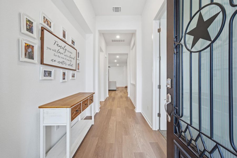 Furnished interior view inside a new home in Carillon, Manor (Image 5).