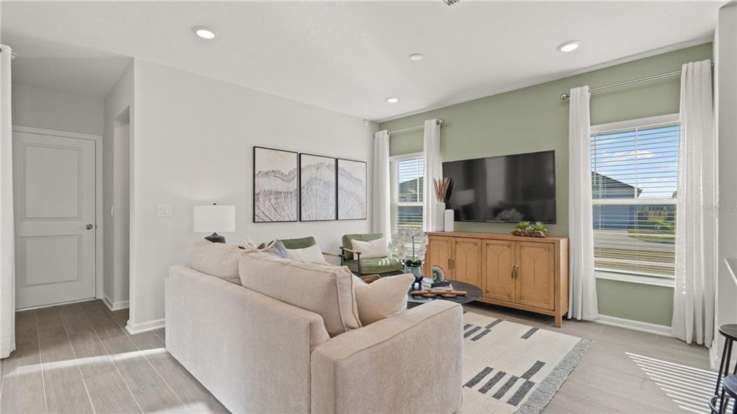 Furnished interior view inside a new home in Wellness Ridge, Clermont (Image 5).