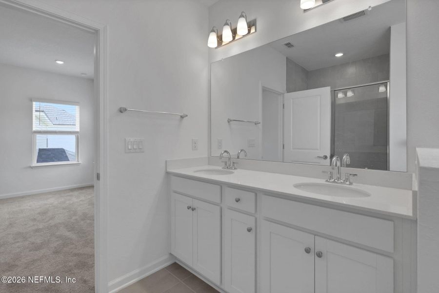Furnished interior view inside a new home in TrailMark, St. Augustine (Image 15). Furnished interior view inside a new home in TrailMark, St. Augustine (Image 15).