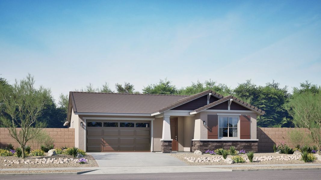 Home exterior render streetview Home exterior render streetview