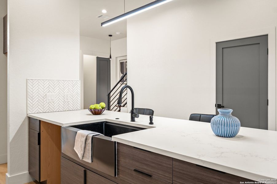 Furnished interior view inside a new home in , San Antonio (Image 33). Furnished interior view inside a new home in , San Antonio (Image 33).