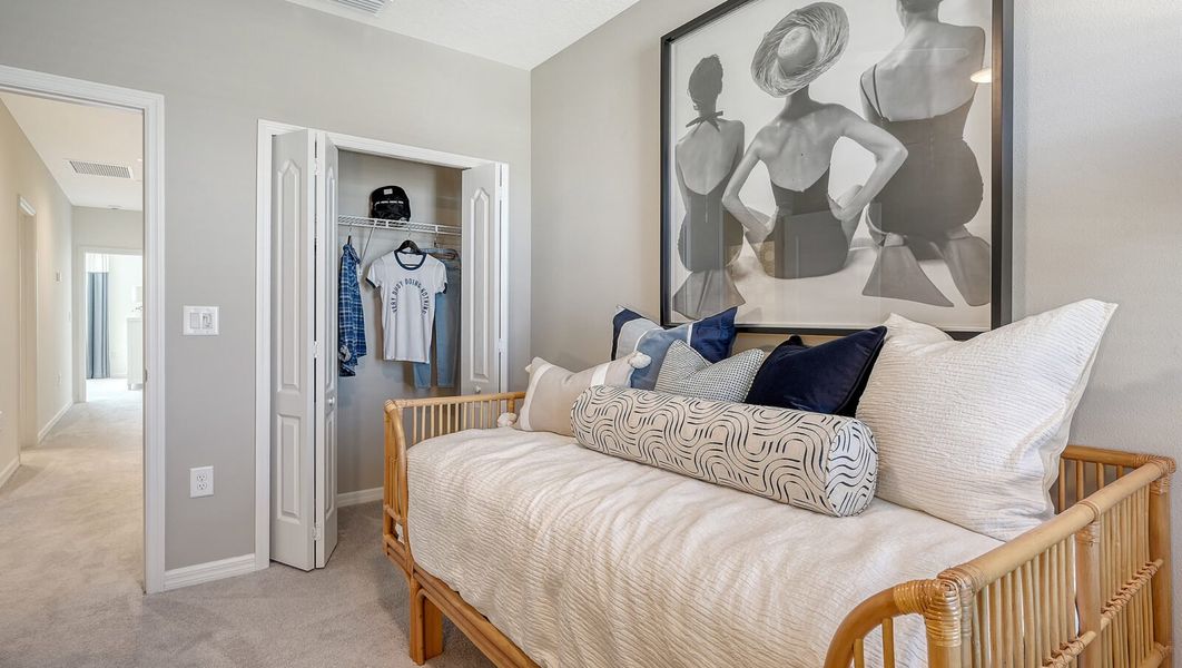 Representative furnished interior of a home built from the Avery by Neal Communities in Grand Park, Sarasota (Image 37).
