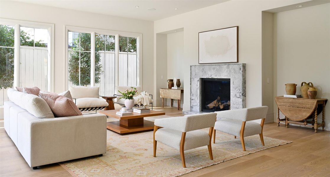 Furnished interior view inside a new home in , Houston (Image 16).
